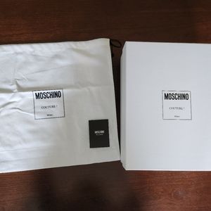 Moschino box & dust bag